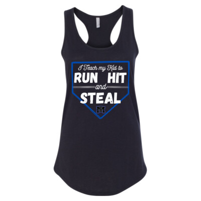 Women's Ideal Black Tank Top - I Teach My Kid Thumbnail