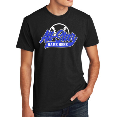 Adult Black Unisex All-Star Tee Thumbnail
