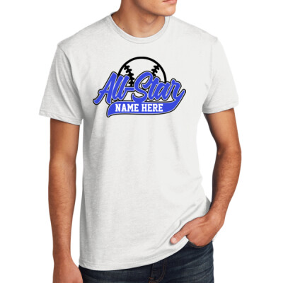 Adult White Unisex All-Star Tee  Thumbnail