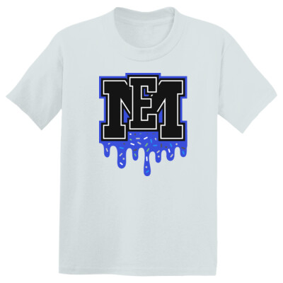 Youth Drifit EMLL Ice Cream Drip Shirt - White/Grey Thumbnail